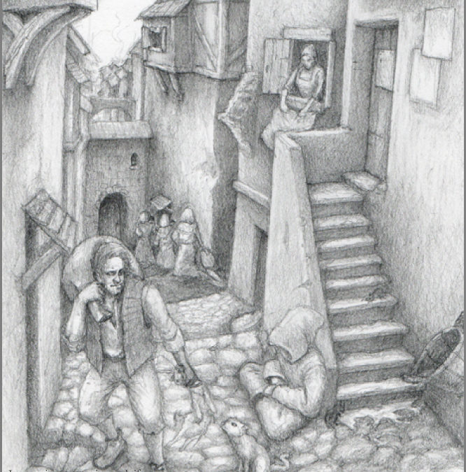 What is the real Mary Kings Close in Edinburgh (art)